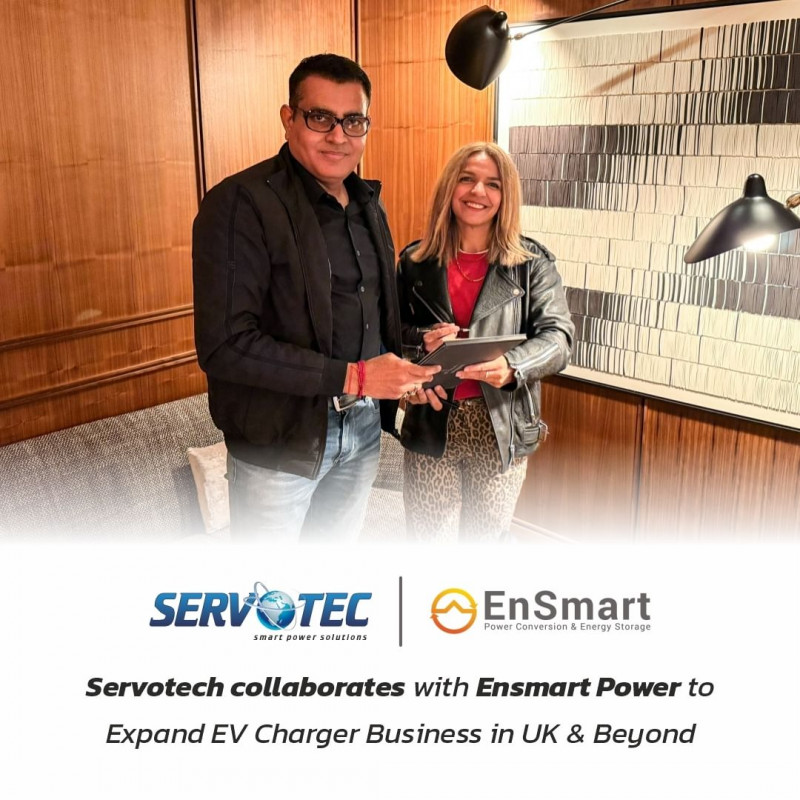 Servotech Collaborates with Ensmart Power: 