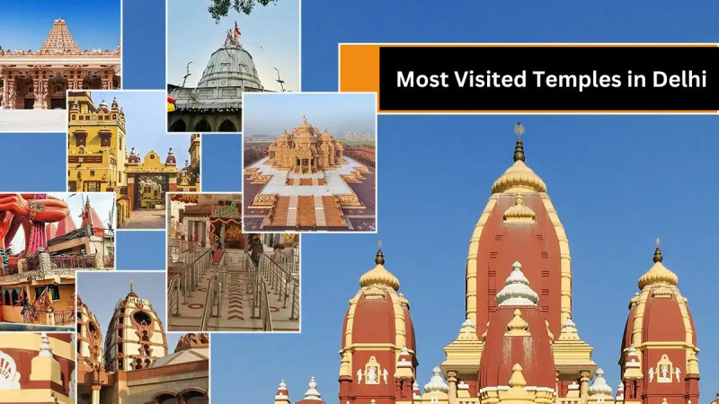 Most Visited Temples in Delhi: 
