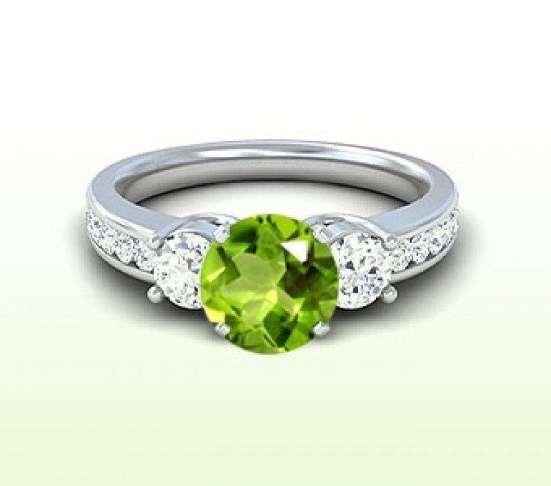 Unique Design & Style with August Birthstone Ring: 