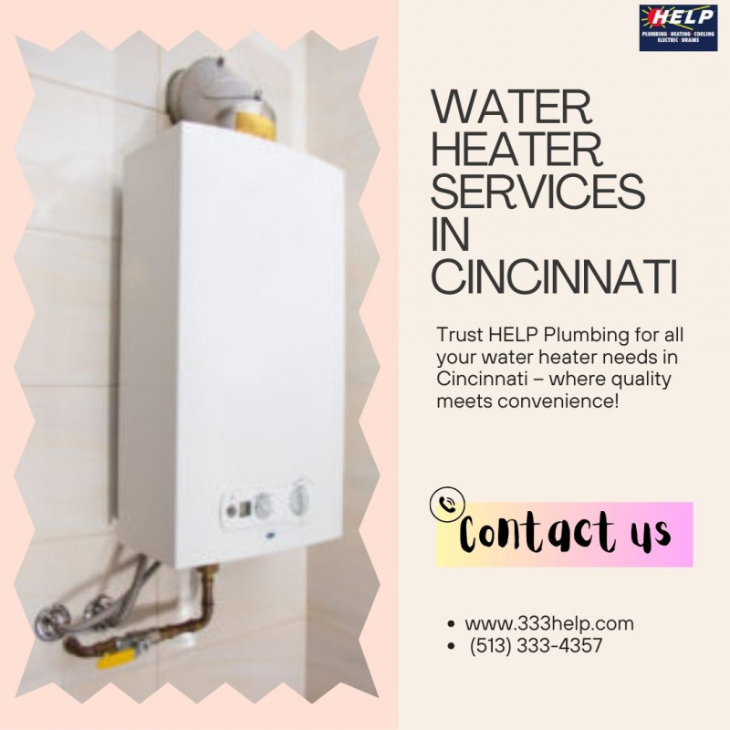 Expert Water Heater Services in Cincinnati | HELP Plumbing: 