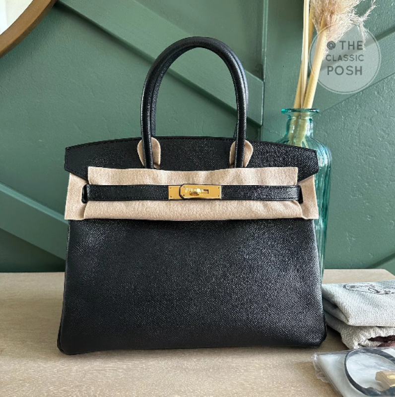 Hermès Birkin 20 Black 89 Lizard: 