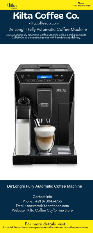 De'Longhi Fully Automatic Coffee Machine: 