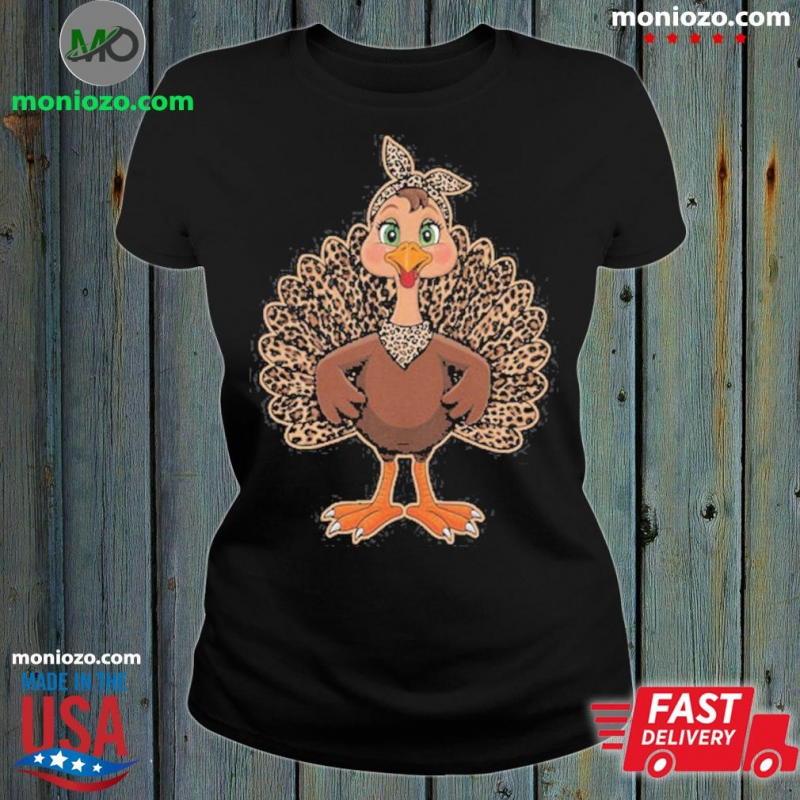Official Buffalo Turkey With Leopard Shirt: 