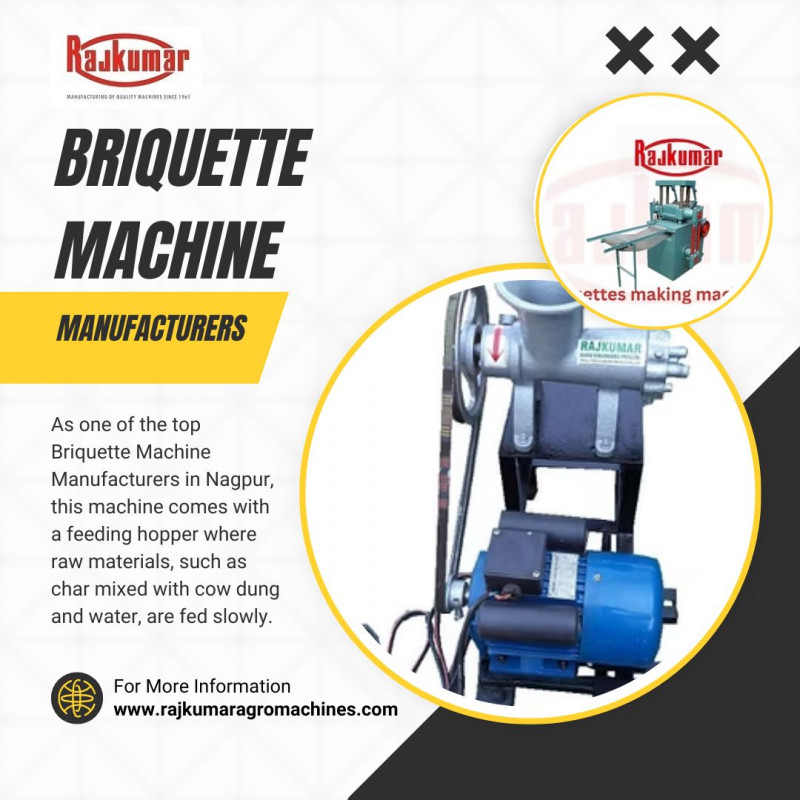 Discover Briquette Machine Manufacturers in India - Rajkumar Agro Machines