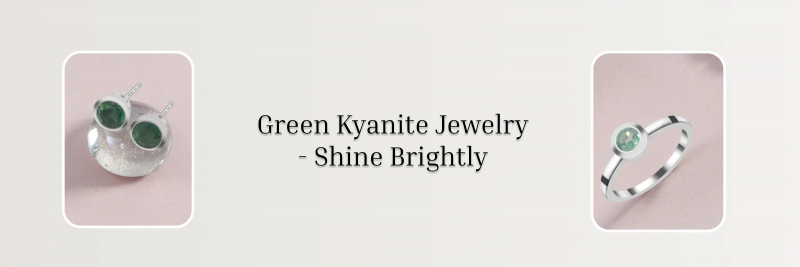 Ethereal Elegance: Green Kyanite Pendant Necklace: 