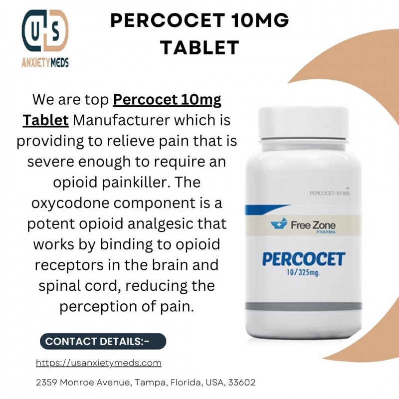 Buy Percocet 10mg Tablet