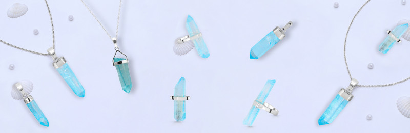 Radiant Elegance: The Beauty of Aqua Aura Jewelry: 