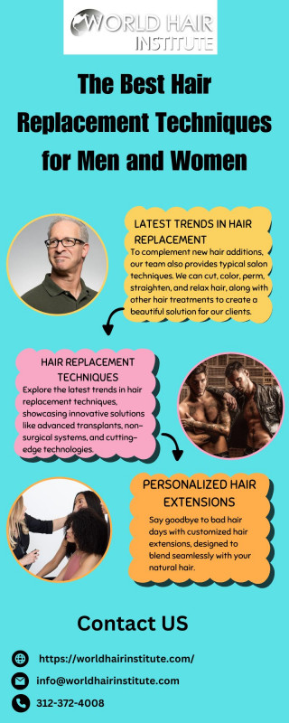 The Best Hair Replacement Techniques for Men and Women: 