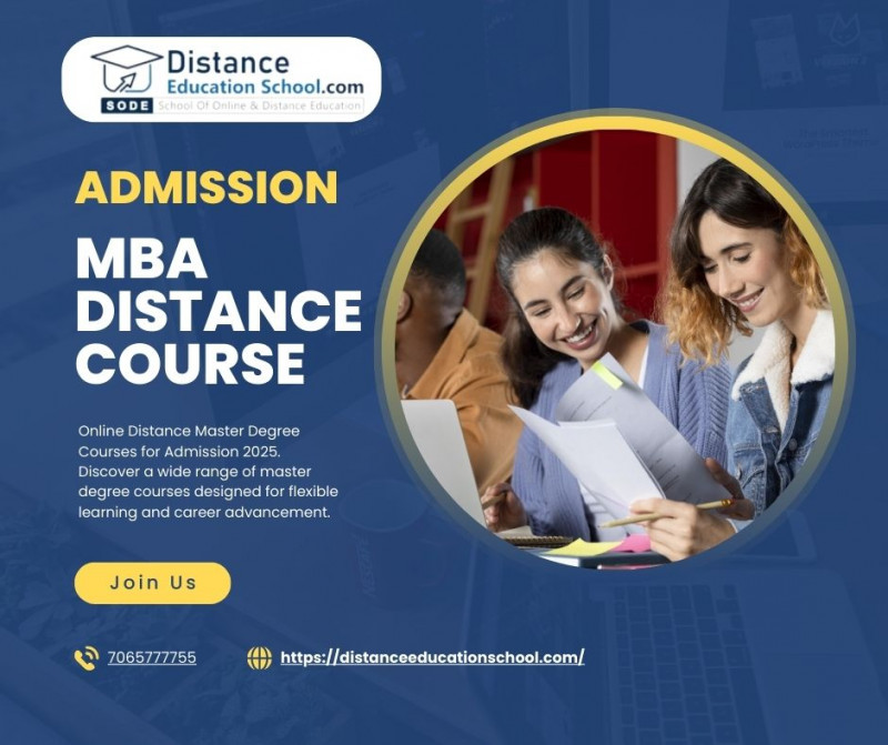 Admission MBA Distance Course