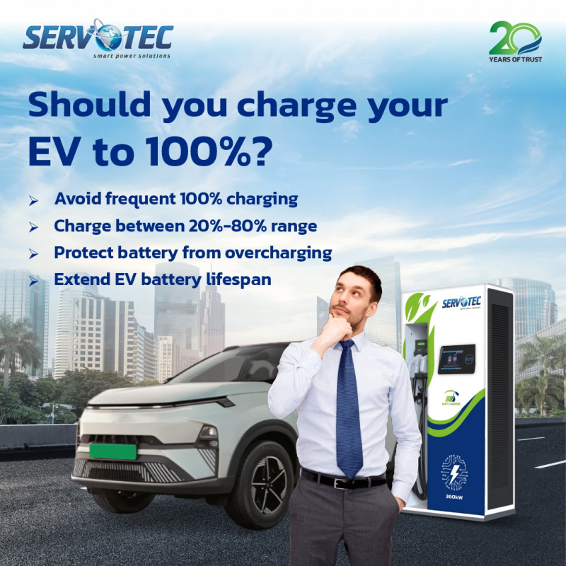 Should you charge your EV to 100%: 