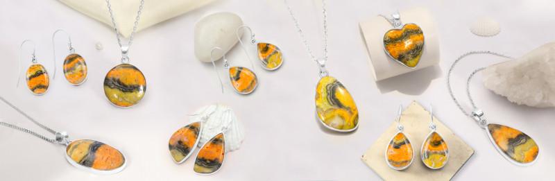 Bumble Bee Jasper Jewelry: Bold, Beautiful, and Uniquely Vibrant: 