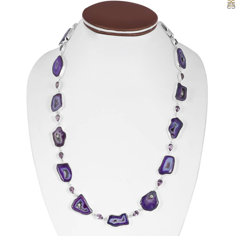 Elegant Purple Agate Jewelry – Natural Beauty and Timeless Charm: 