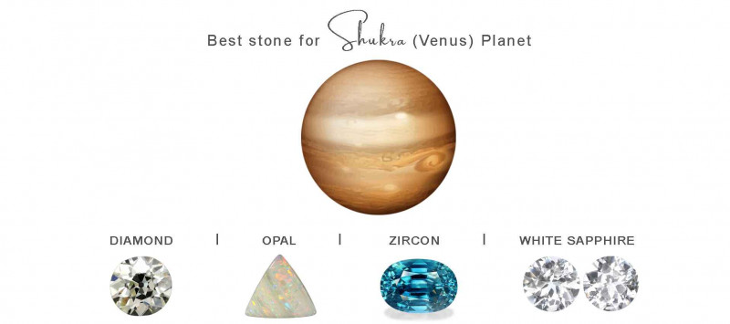 Best Stones for Shukra Planet (Venus): 