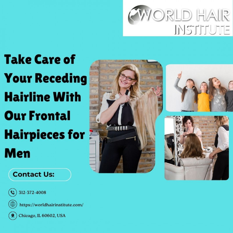 Take Care of Your Receding Hairline With Our Frontal Hairpieces for Men: 