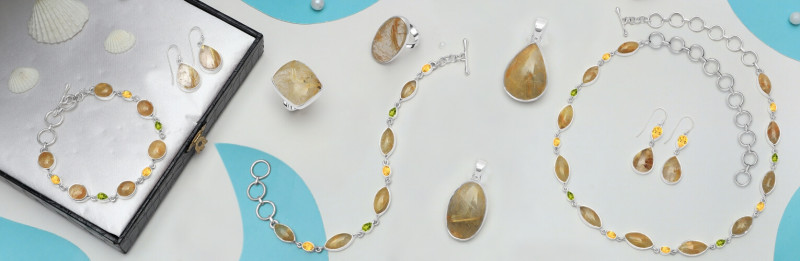 The Timeless Allure of Golden Rutile Quartz Jewelry: 