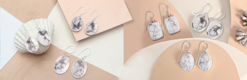 Howlite Jewelry: Elegance and Tranquility in Every Piece: 