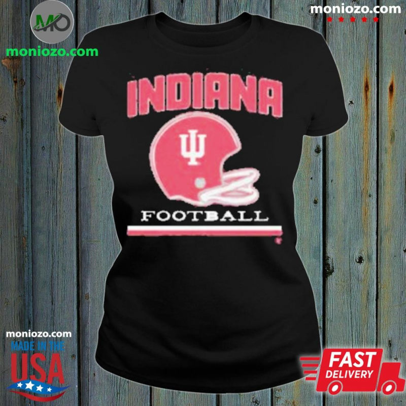Official Indiana Football vintage helmet T-Shirt: 