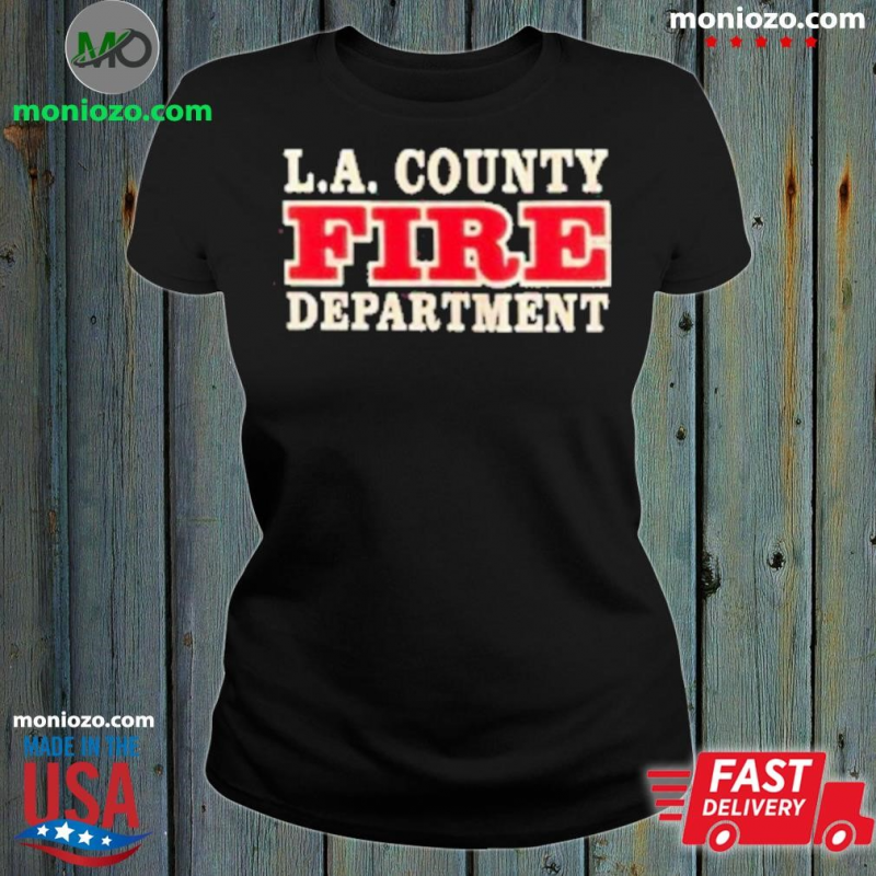 Official Los Angeles County Fire Department Long Sleeve T-Shirt: 