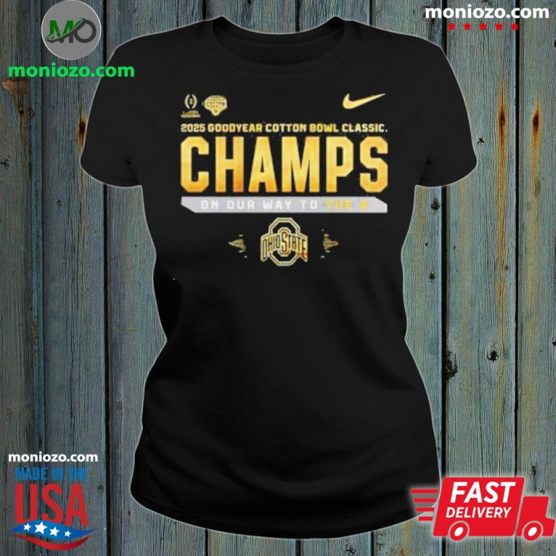 Official Ohio State Football 2025 Cotton Bowl Champions Shirt: 