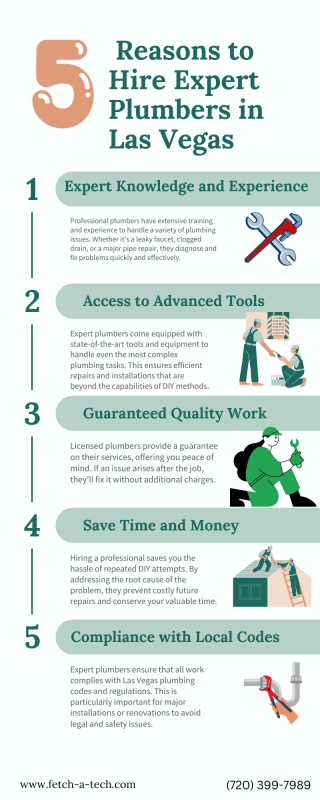 Top 5 Reasons to Hire Expert Plumbers in Las Vegas