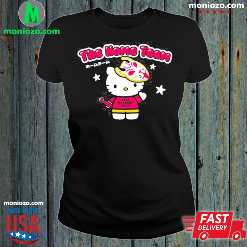 Official The Home Team Hello Kitty And Stare T-shirt: 