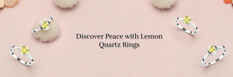 Elegant Lemon Quartz Rings: Radiant Beauty and Timeless Charm: 