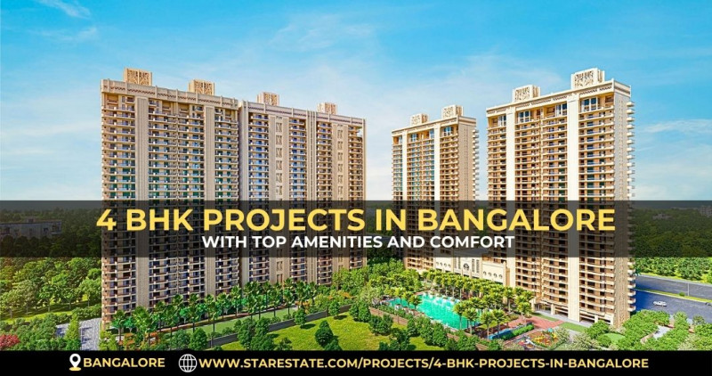 Explore Luxury 4 BHK Projects In Bangalore For Elegant Living: 