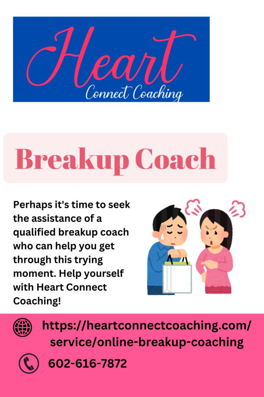 Deal with a Professional Breakup Coach at Heart Connect Coaching to Handle Heartbreak with Confidence: 