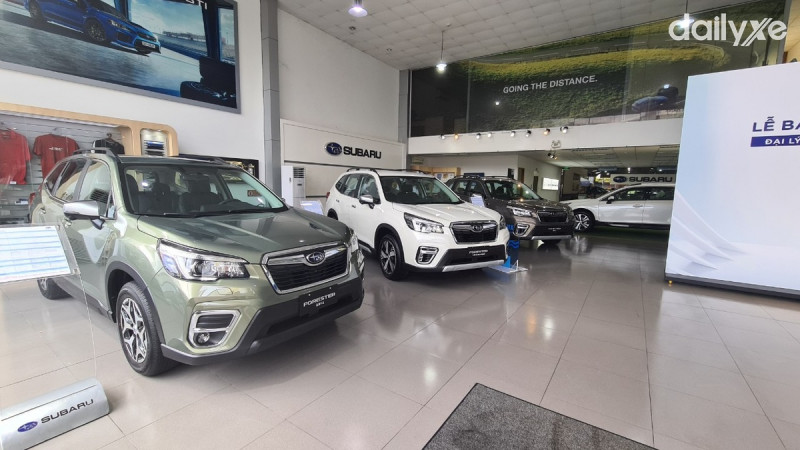Bang gia Subaru: Mau SUV gia dinh: 