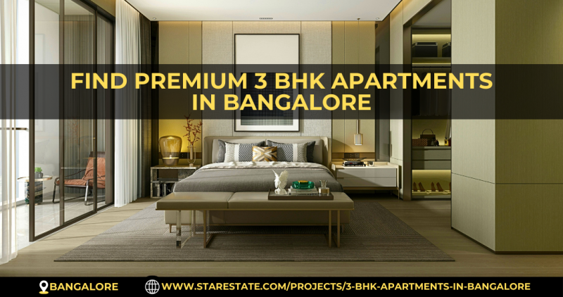 Top 3 BHK Apartments In Bangalore - Book Now: 