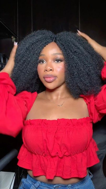 Custom U-Part Wigs: Effortless Style & Natural Look!: 