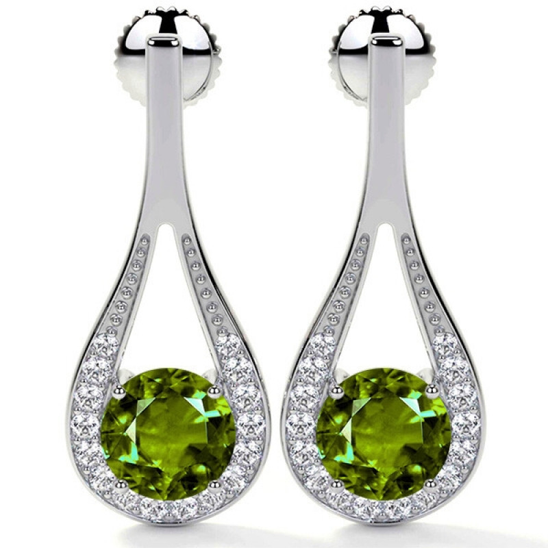 Natural Alexandrite Earrings from Brazil: 