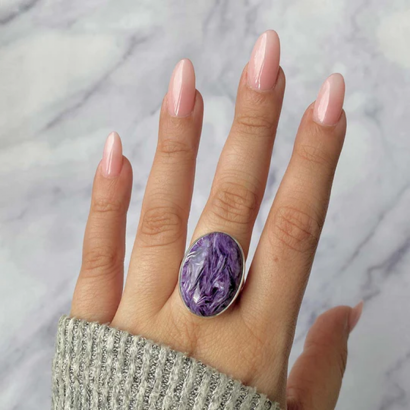 Charoite Rings: A Unique February Birthstone Choice: 