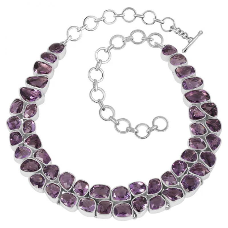 Elegant Amethyst Necklaces: Timeless Beauty & Healing Energy: 