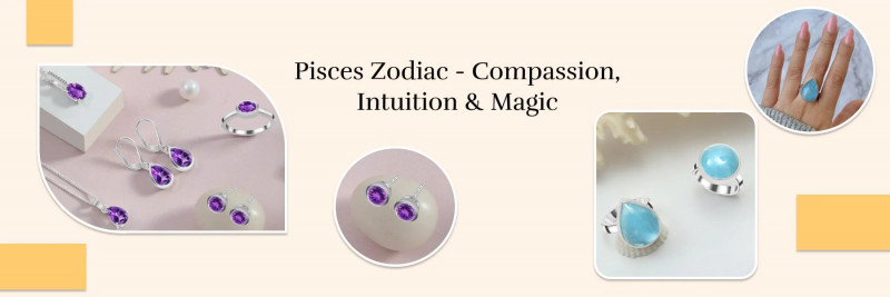Pisces Birthstones Mystical Energy: Unlock The Meaning, Symbolism, Benefits Of Aquamarine and Amethyst: 