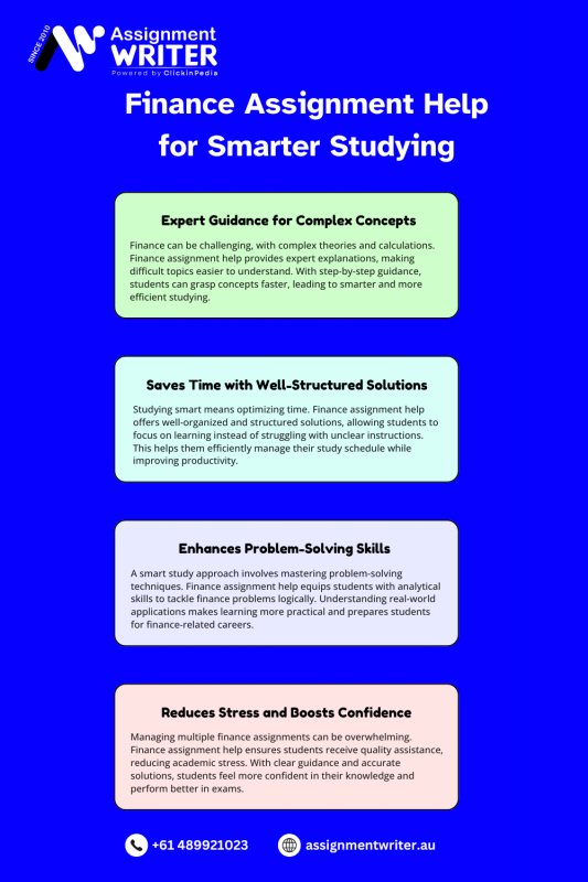 Finance Assignment Help for Smarter Studying: 