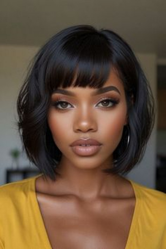 Trendy Look With Short Wigs: 