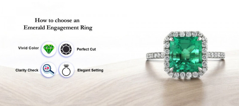 How to Choose an Emerald Engagement Ring?: 