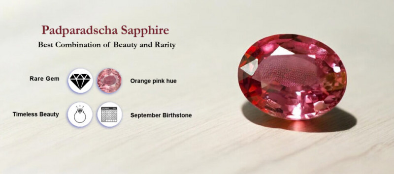 Padparadscha Sapphire: Best Combination of Beauty and Rarity: 