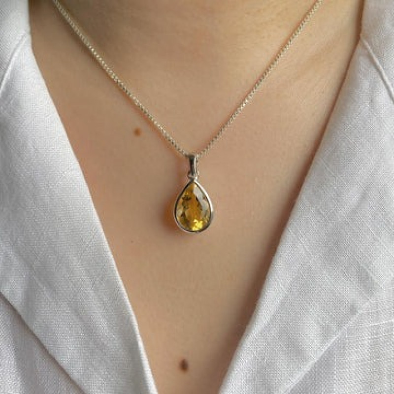 Radiant Dainty Citrine Pendants for a Warm and Cheerful Glow
