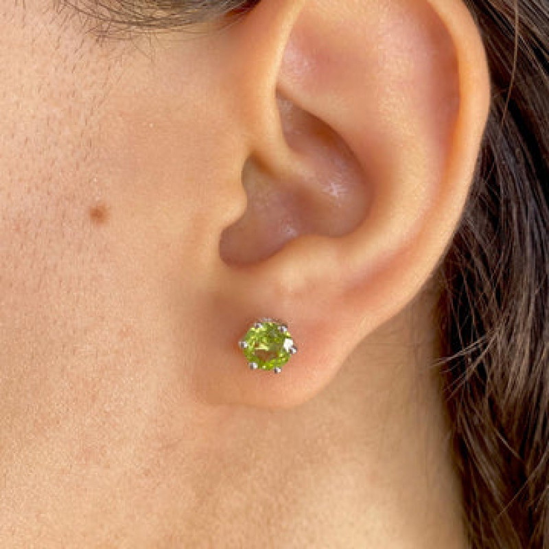 Refined and Radiant: Dainty Peridot Earrings For a Timeless Appeal: 
