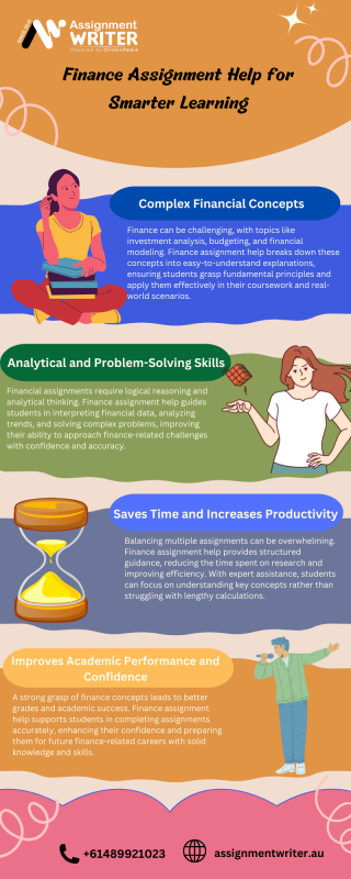 Finance Assignment Help for Smarter Learning: 