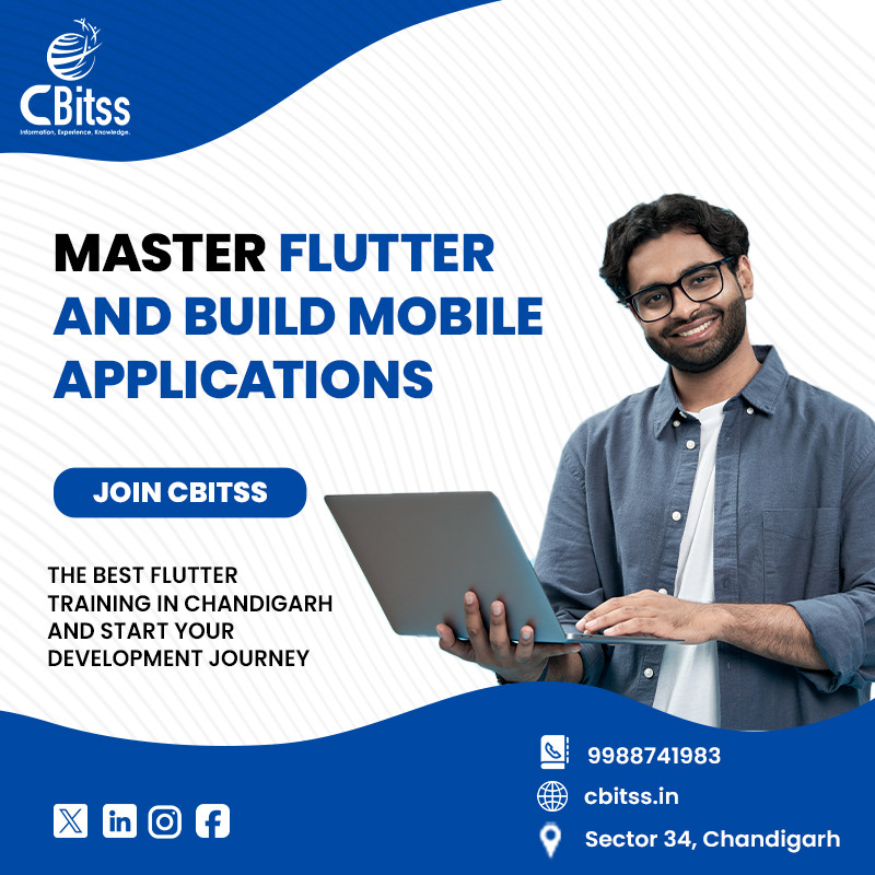 Flutter Course in Chandigarh – Build Cross-Platform Mobile Apps: 