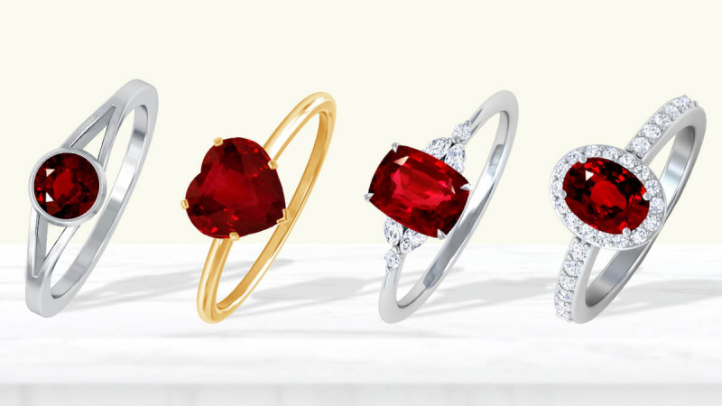 Top 5 Ruby Rings to Express Your Love for Her: 
