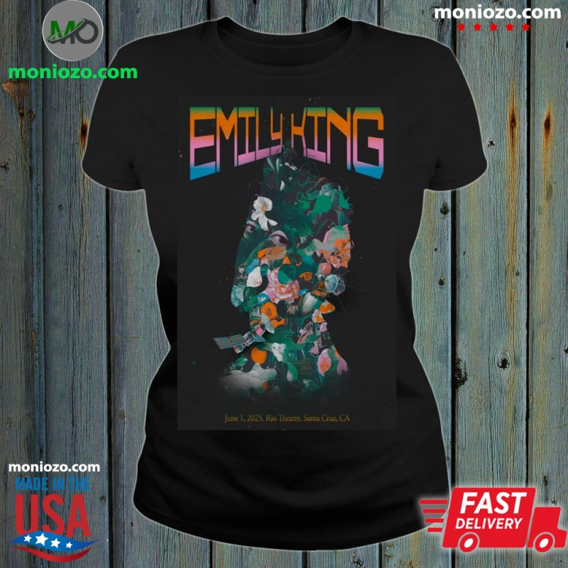 Official Emily King Rio Theatre Santa Cruz, CA June 1 2025 Tour Poster Shirt: 
