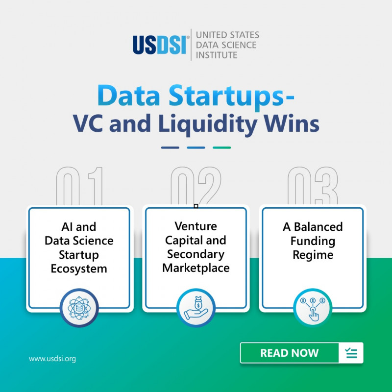 Data Startups- VC and Liquidity Wins: 