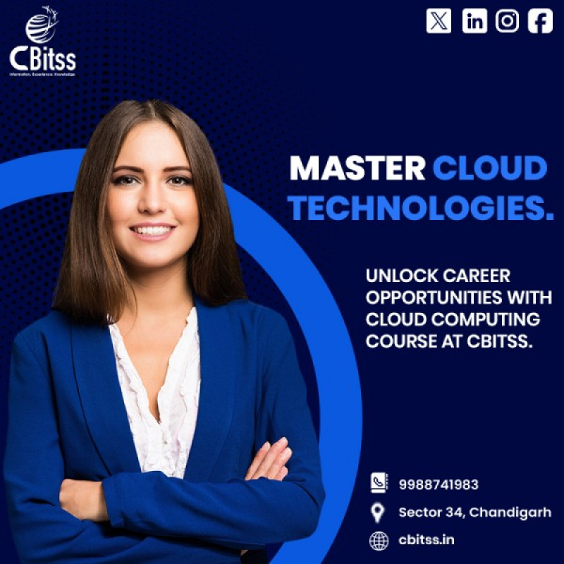 Cloud Computing Training in Chandigarh | Best Certification Course at CBITSS: 