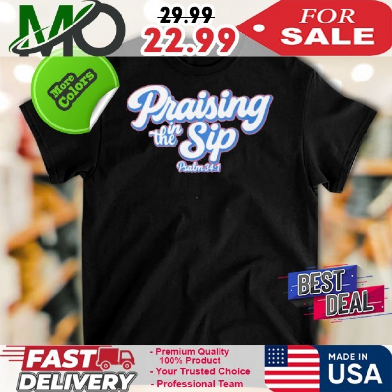 Official Ole Miss Rebels Baseball Praising In The Sip Psalm 34 1 T-shirt: 