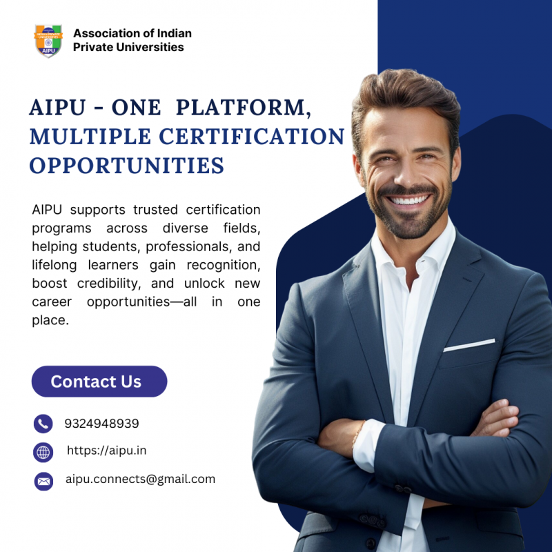 AIPU – One Platform, Multiple Certificate Opportunities!: 