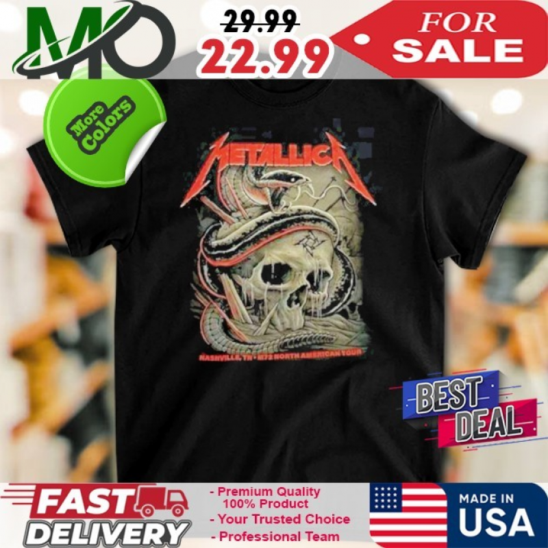 Official Metallica M72 Nashville Night 1 At Nissan Stadium On May 1 2025 M72 North American Unisex T-Shirt: 